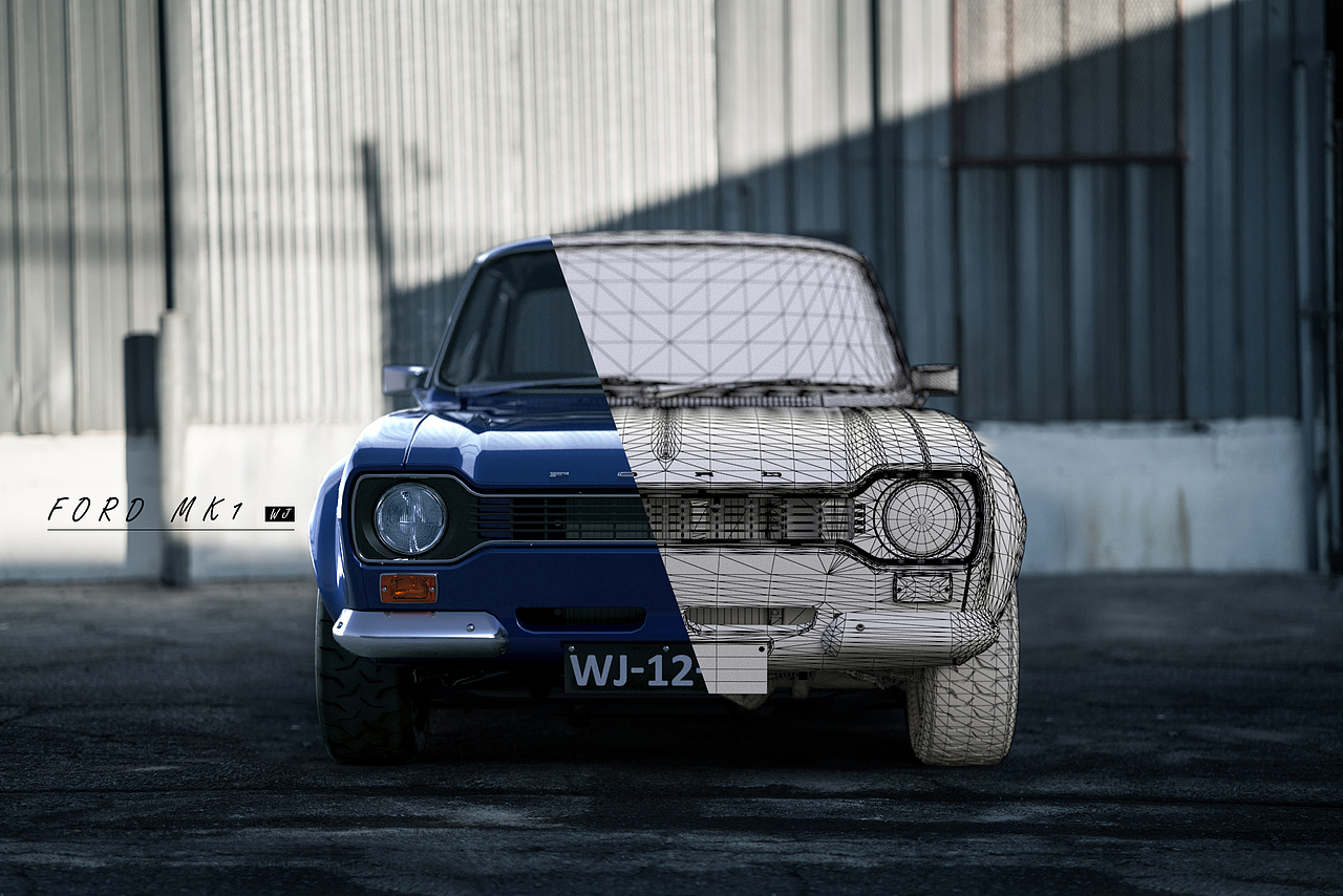 Ford mk1 渲染（图ZNjgwMDIzMjg=） - 机械/交通 - 站酷设计师J_wang原创素材 - 站酷ZCOOL