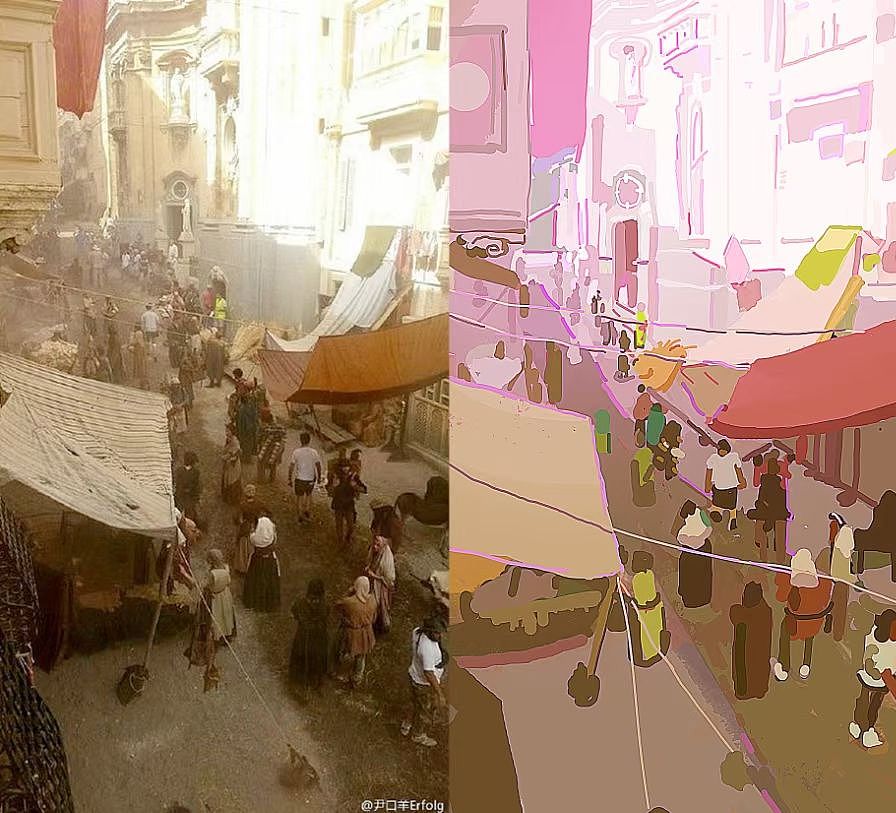 分享一下最近的一些速涂主观色构成研究。