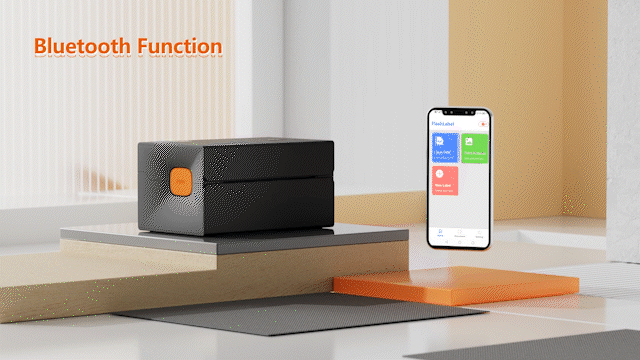 标签打印机3D动画