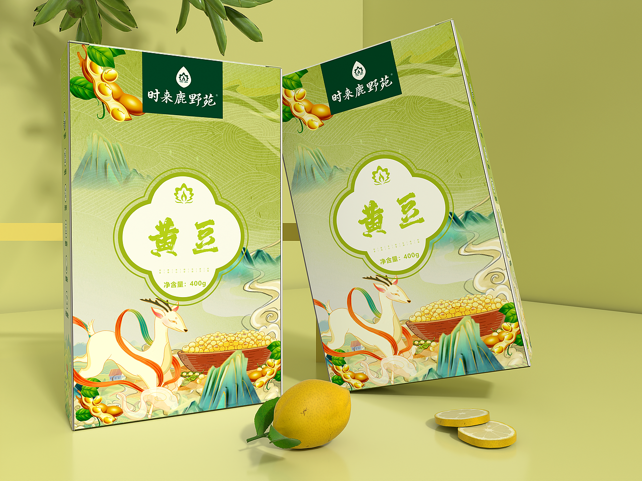 鹿野苑农产品包装设计（图ZMzI2ODIyODAw） - 包装 - 站酷设计师zqichao原创素材 - 站酷ZCOOL