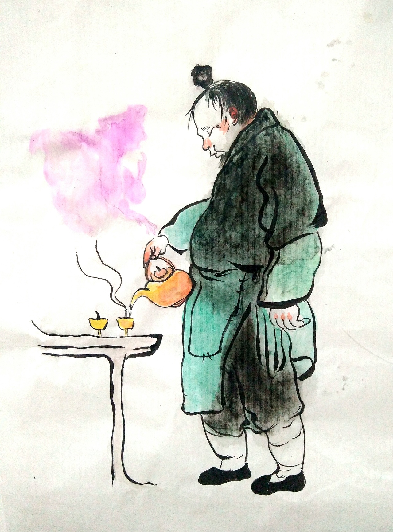 优秀的人真是多啊，最近临摹三白蝉的图。（图ZMTY4NjU2NDIw） - 艺术插画 - 站酷设计师DZ歌原创素材 - 站酷ZCOOL