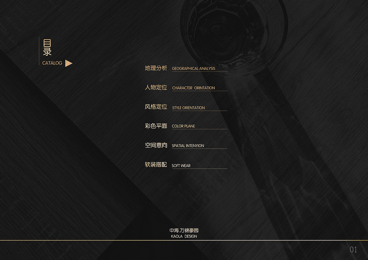 中海.万锦豪园A户型 样板房软装设计方案