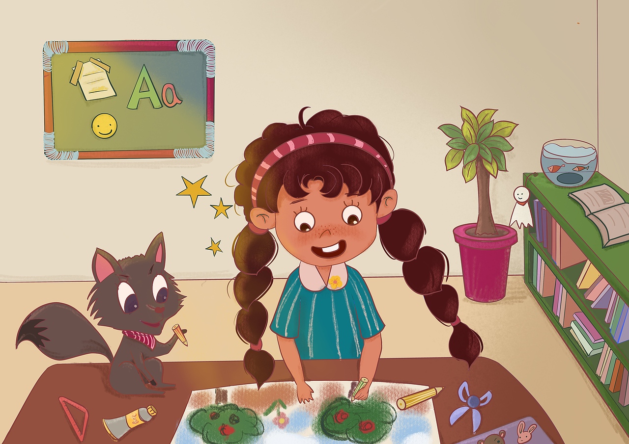 儿插商稿（图ZMjk5NjM3NDU2） - 绘本 - 站酷设计师清诺霖原创素材 - 站酷ZCOOL