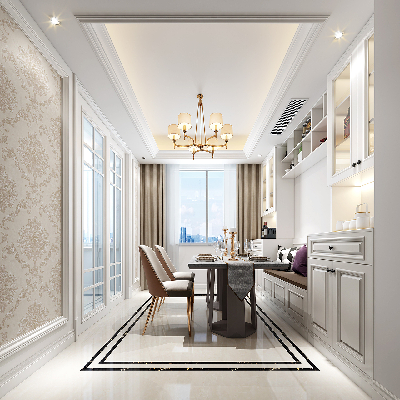 近期几套家装空间（图ZMTQ2NzI3NTcy） - 家装设计 - 站酷设计师韩灬舍原创素材 - 站酷ZCOOL