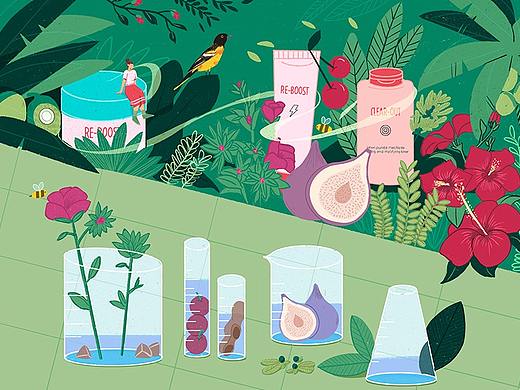 「my CLARINS寻找天然好食肌」（个人主页-ZNTk0NTQzMTI=） - 海报 - 站酷设计师jaelwang原创素材 - 站酷ZCOOL