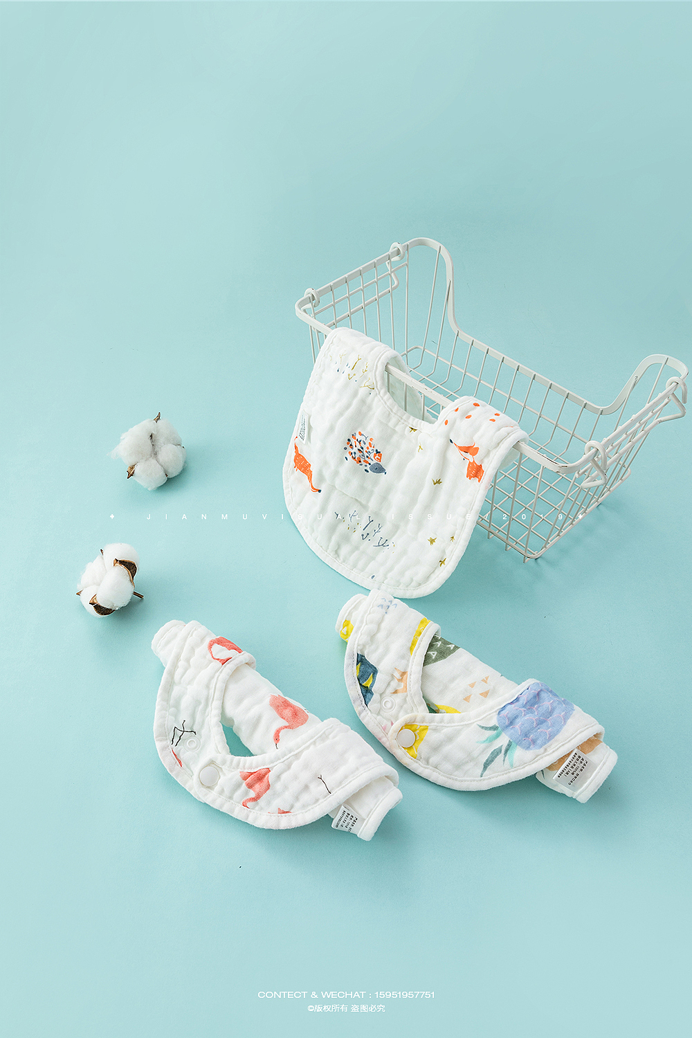 婴儿用品系类拍摄 ✖ 口水巾围嘴围兜方巾母婴用品摄影（图ZMTg1NjMxMzg4） - 产品摄影 - 站酷设计师简木视觉原创素材 - 站酷ZCOOL