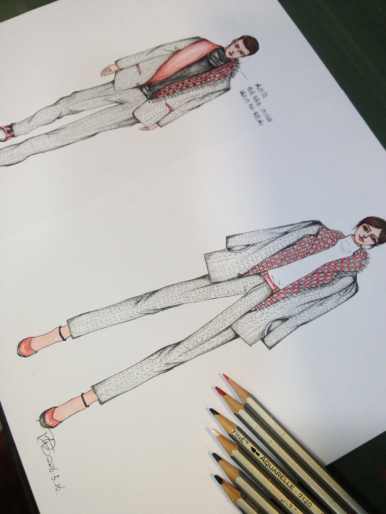 手绘（图ZNTgxNjExODg=） - 其他服装 - 站酷设计师heyfen原创素材 - 站酷ZCOOL