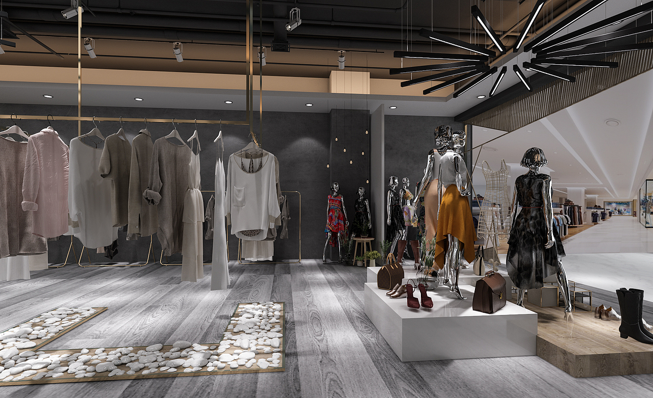 柒一一服饰店（图ZMTk1MDkwNDg4） - 家装设计 - 站酷设计师小夜骐原创素材 - 站酷ZCOOL