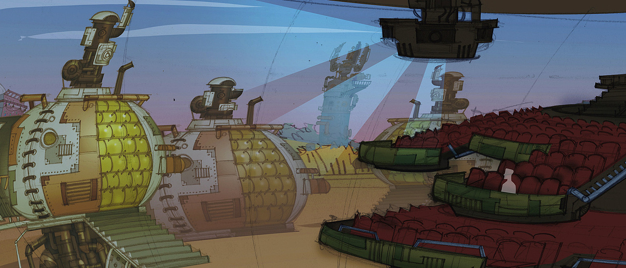 「农田机甲乐园」概念草图 (初稿)