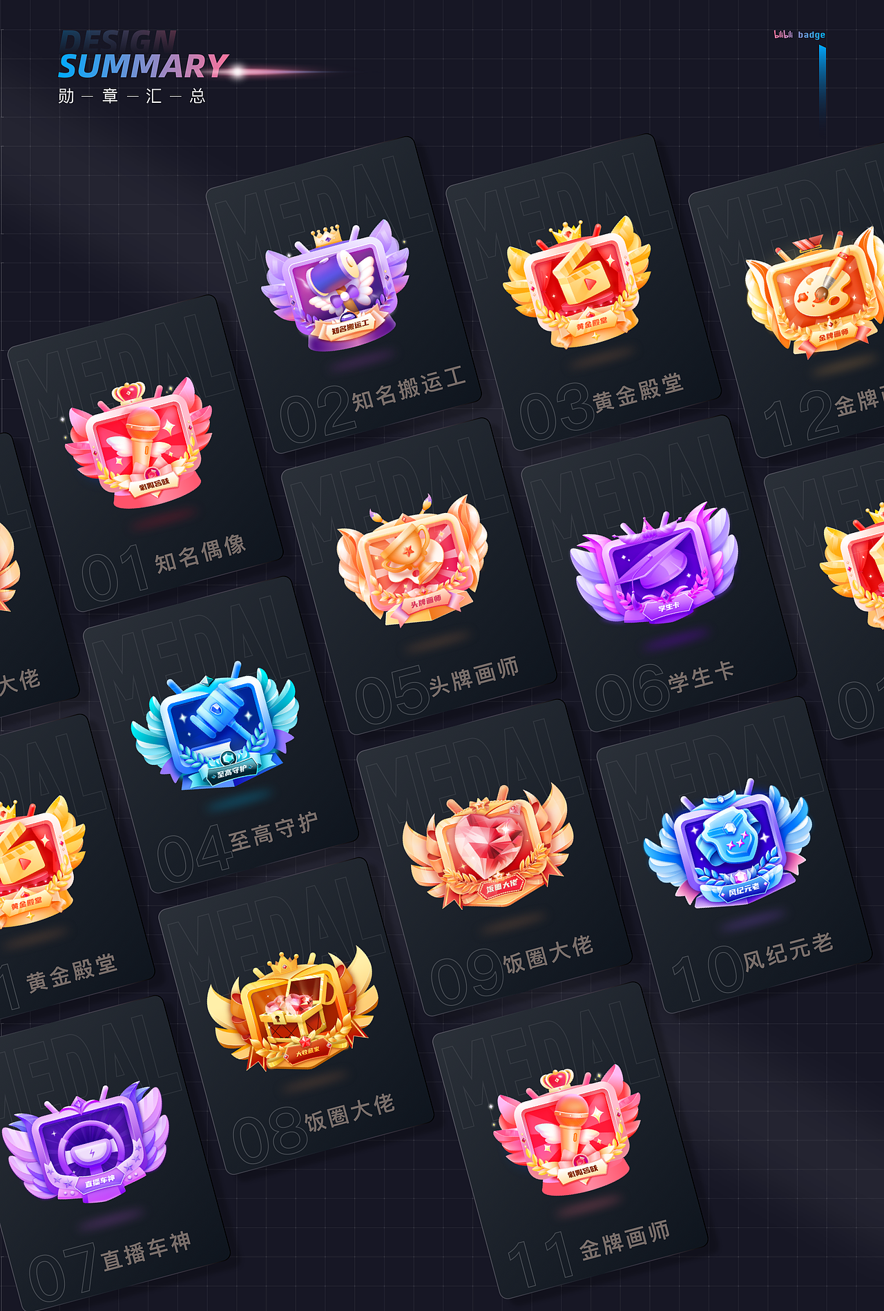 哔哩哔哩勋章重构