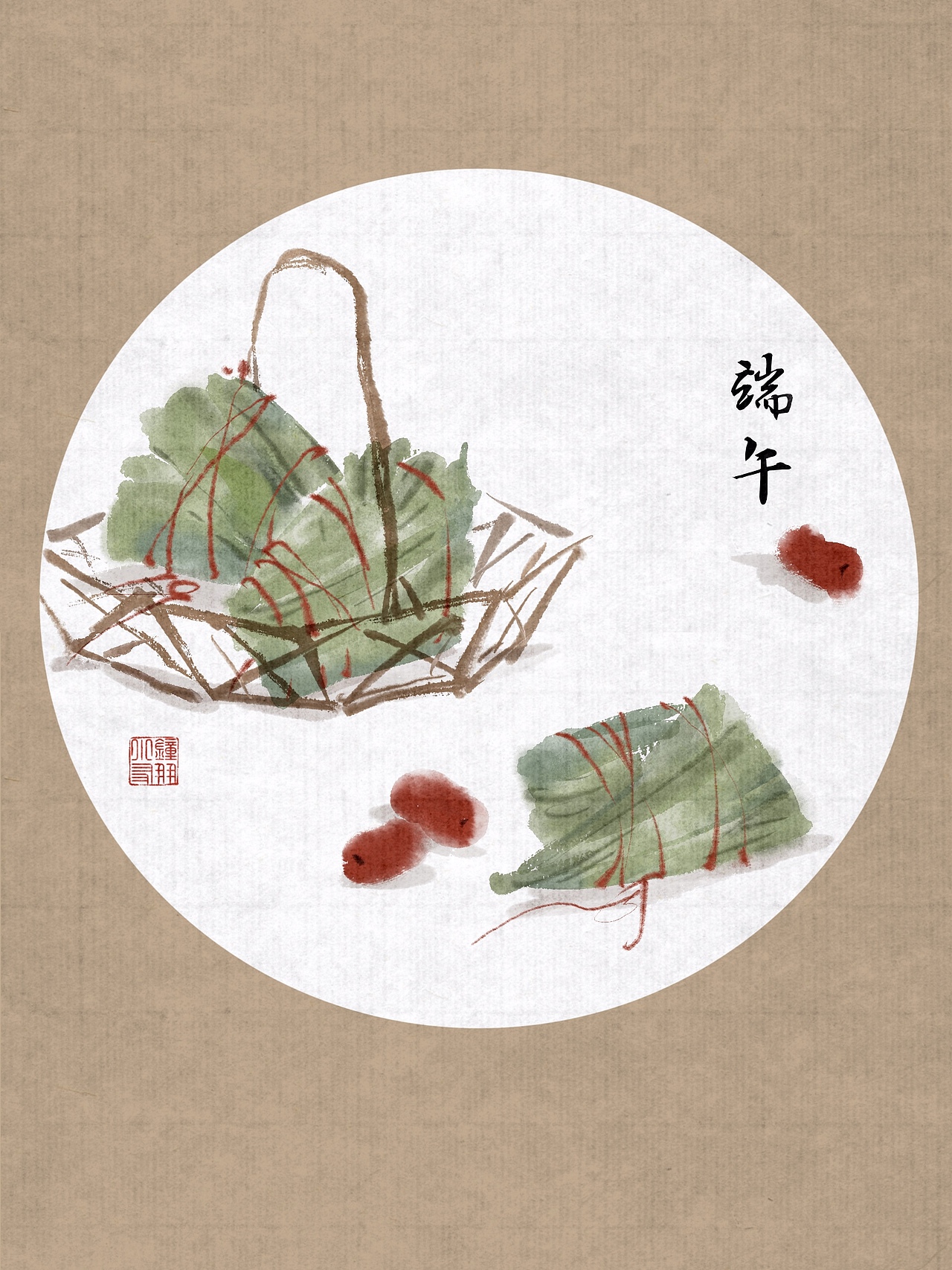 水墨花鸟系列（图ZMzYxMDIyNTAw） - 儿童插画 - 站酷设计师钟小朋友原创素材 - 站酷ZCOOL