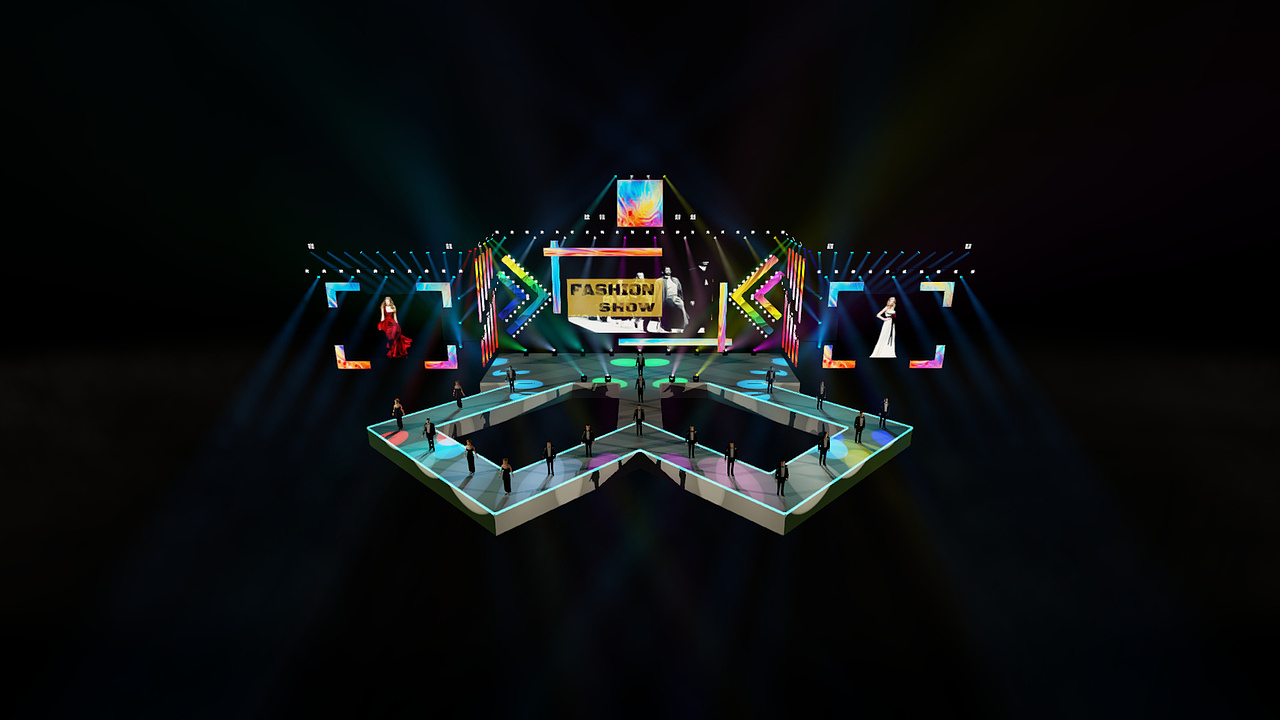 时装秀舞台灯光