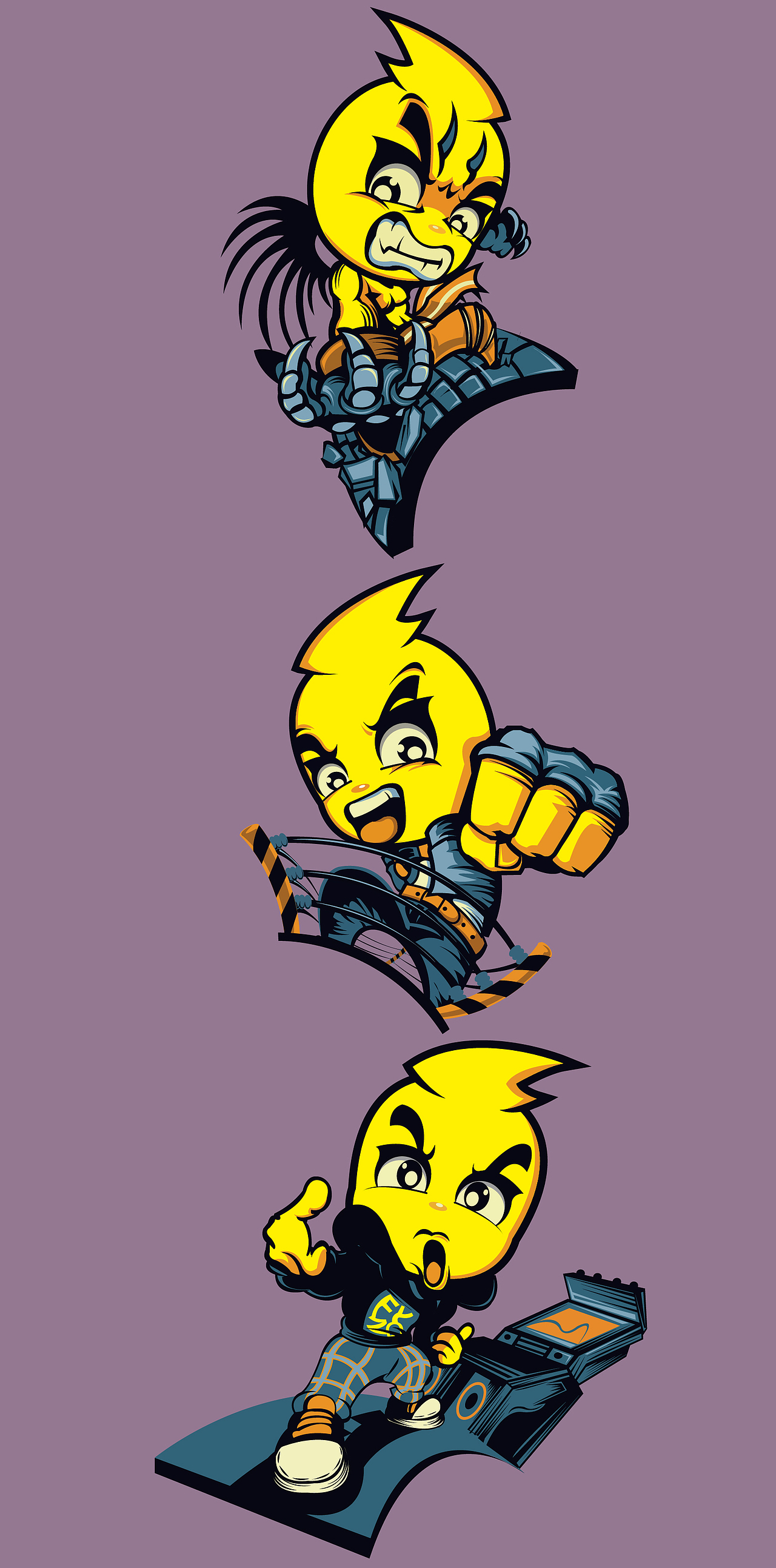 卡通人物的設(shè)計(jì)（圖ZMjQ3MjczMjA=） - 單幅漫畫 - 站酷設(shè)計(jì)師不走不走原創(chuàng)素材 - 站酷ZCOOL