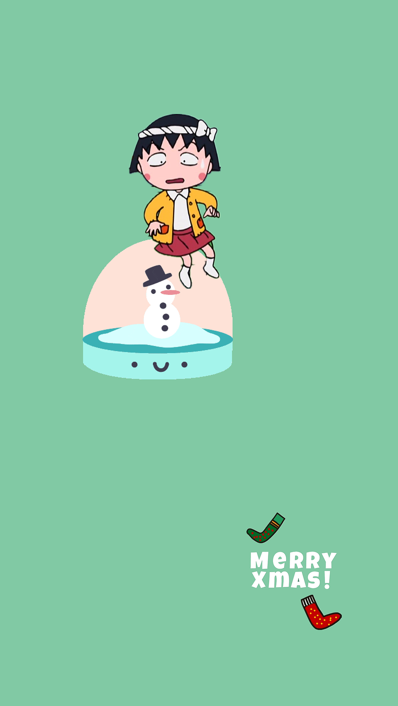 圣诞将至，小丸子说要快乐吖（图ZMTkwNTQ3MjA0） - 其他 - 站酷设计师Wiwe原创素材 - 站酷ZCOOL