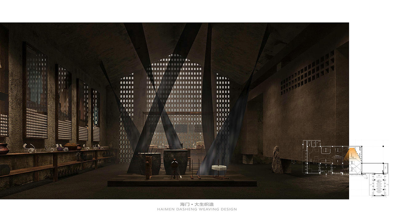 南通张謇故里小镇文旅景区主题馆大生织造