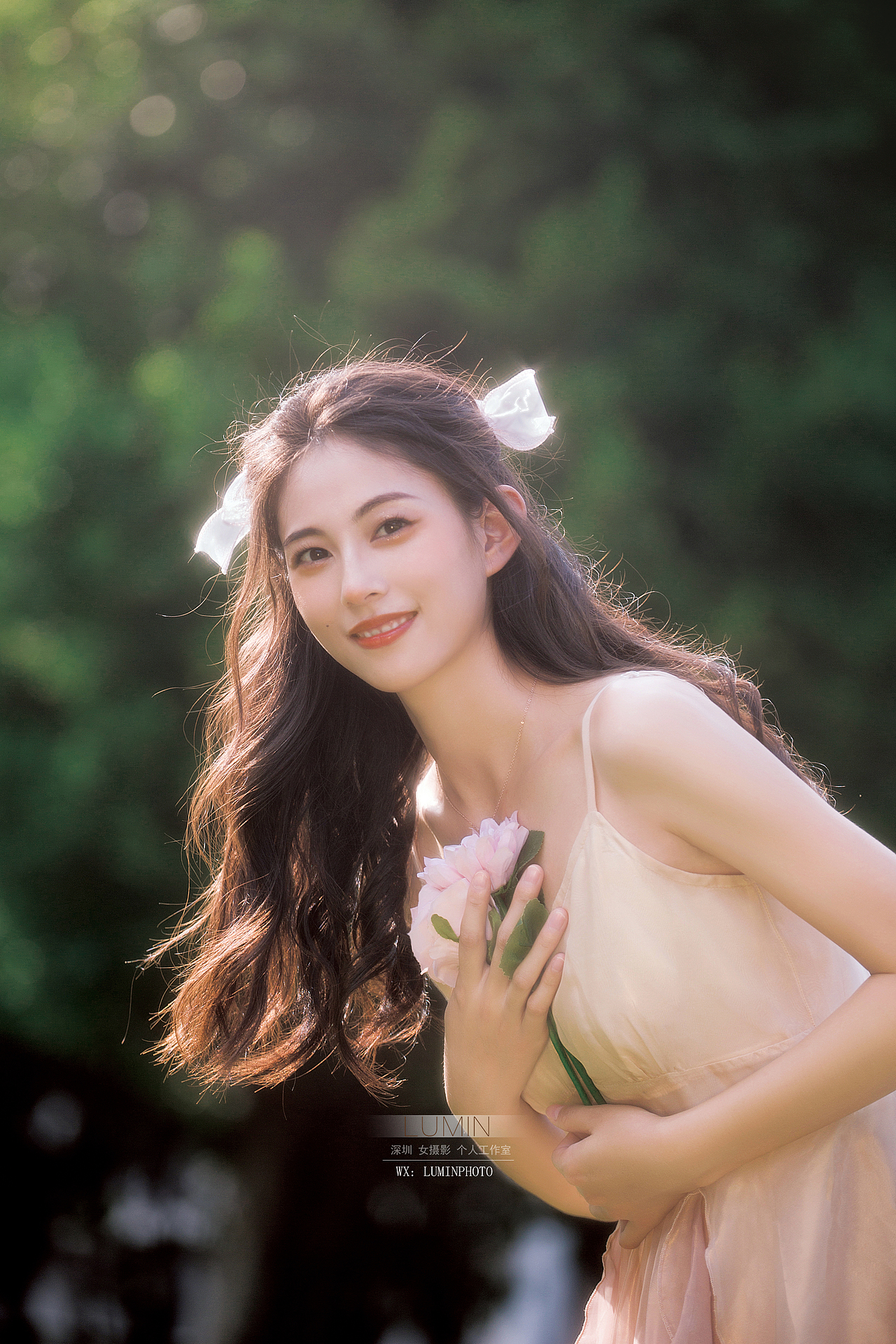 发丝发光 阳光 仙 深圳室外写真