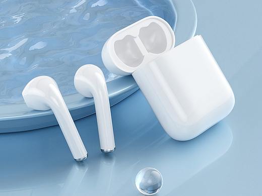 C4D红移渲染 苹果耳机