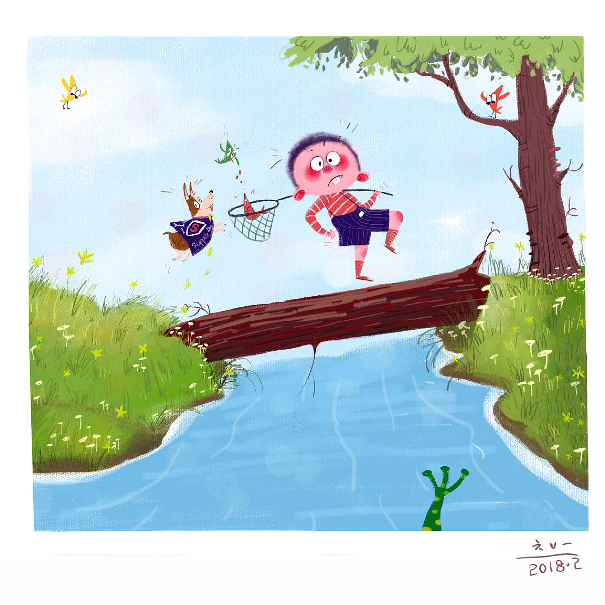 日常更画（图ZMTA3MzUzODc2） - 儿童插画 - 站酷设计师六一kaki原创素材 - 站酷ZCOOL
