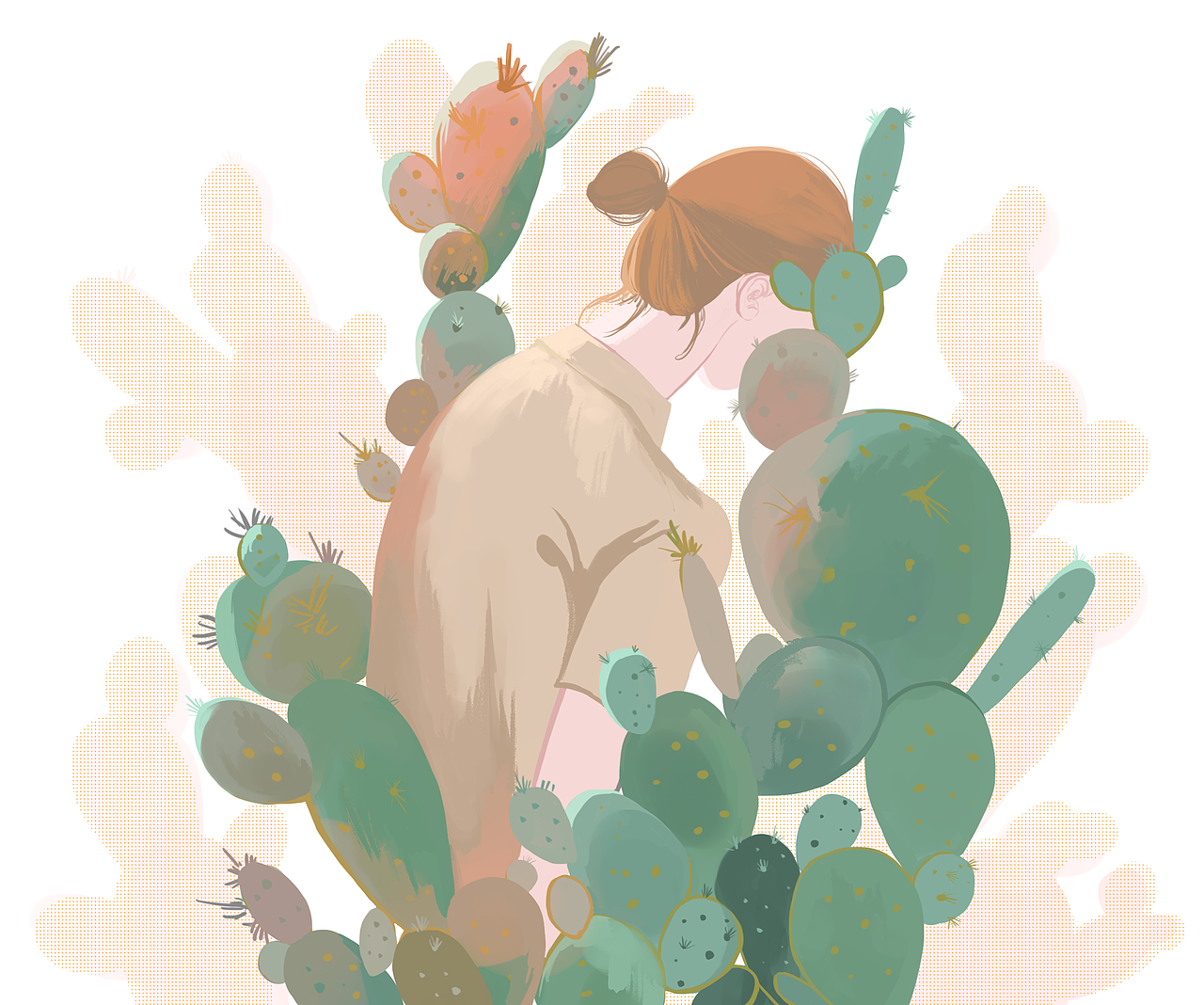 最近的摸魚（圖ZMjIwMzI4NDU2） - 新銳潮流插畫 - 站酷設(shè)計師怪叔阿柒原創(chuàng)素材 - 站酷ZCOOL