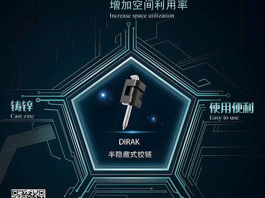 工业铰链海报