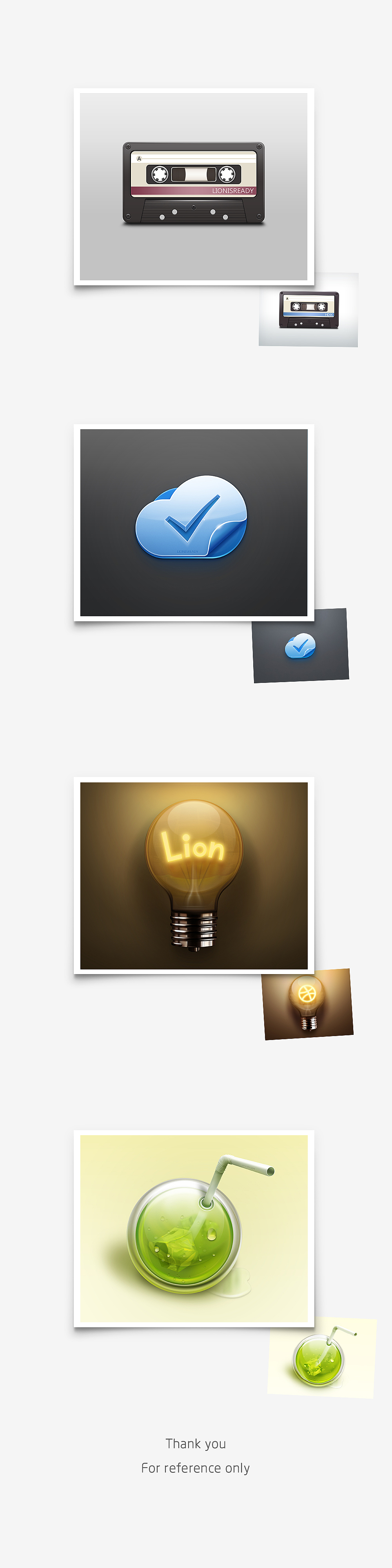 写实icon质感探究 第三批_lionisready-站酷ZCOOL