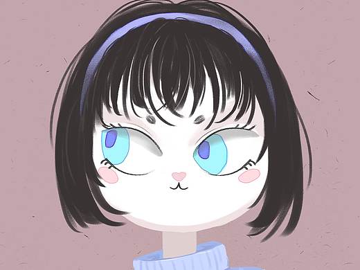 貓系少年和貓系少女（情頭)（個人主頁-ZNTAzMDQyNDA=） - 藝術(shù)插畫 - 站酷設(shè)計(jì)師卯君子原創(chuàng)素材 - 站酷ZCOOL