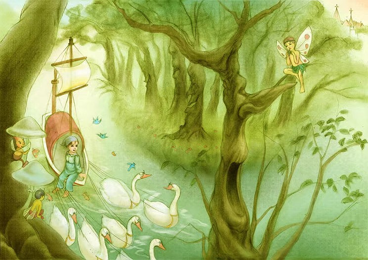 个人原创的故事插图