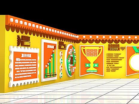 虾皇企业文化展厅设计