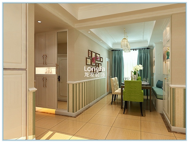 260医院公寓170平米美式田园风格温馨装修设