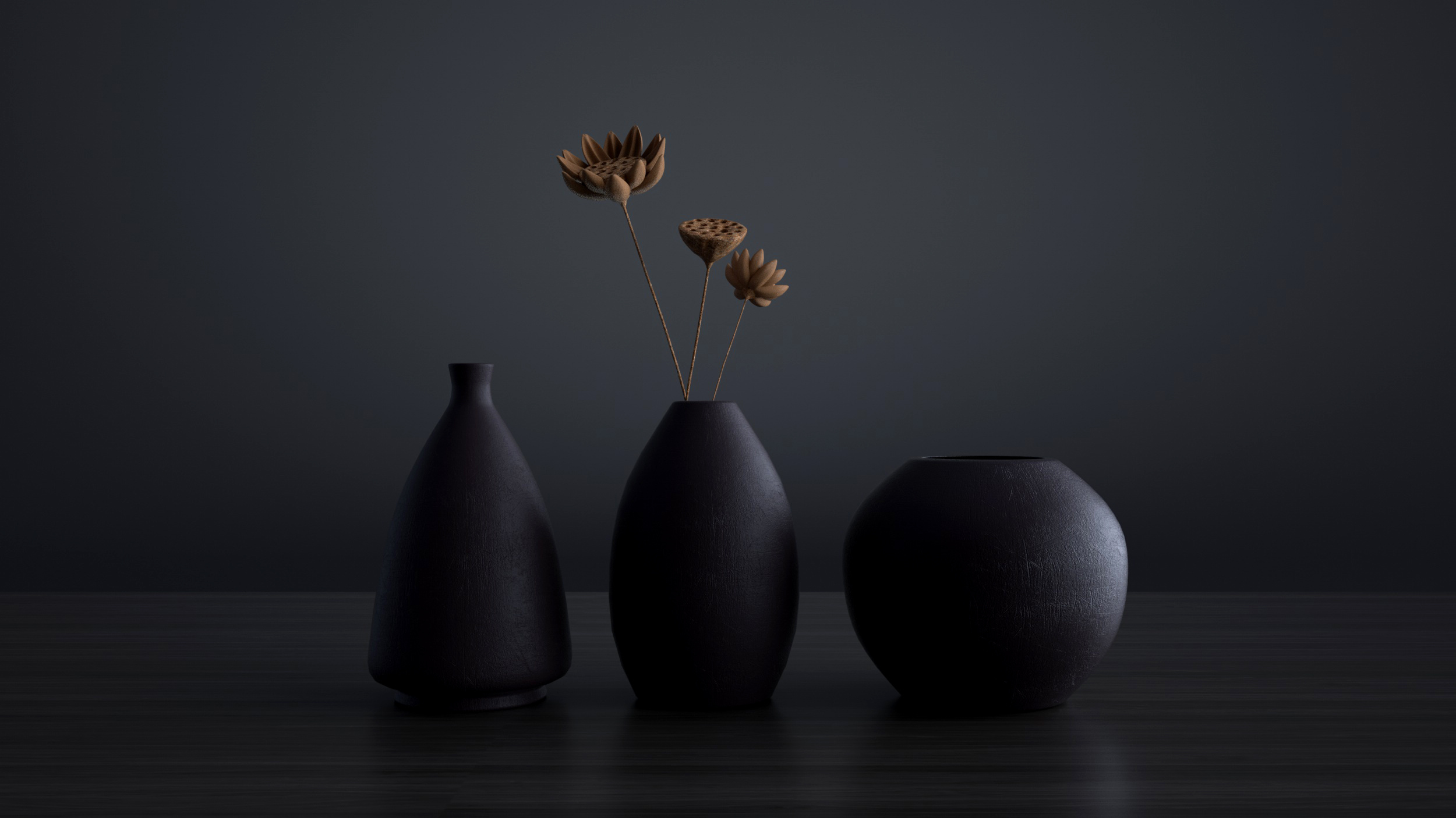 禅意 中式装饰 oc渲染