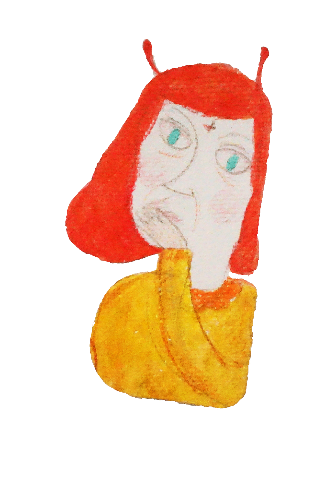 手绘-异形书签（图ZMTA4MDA1OTA0） - 新锐潮流插画 - 站酷设计师一个橘子丿原创素材 - 站酷ZCOOL