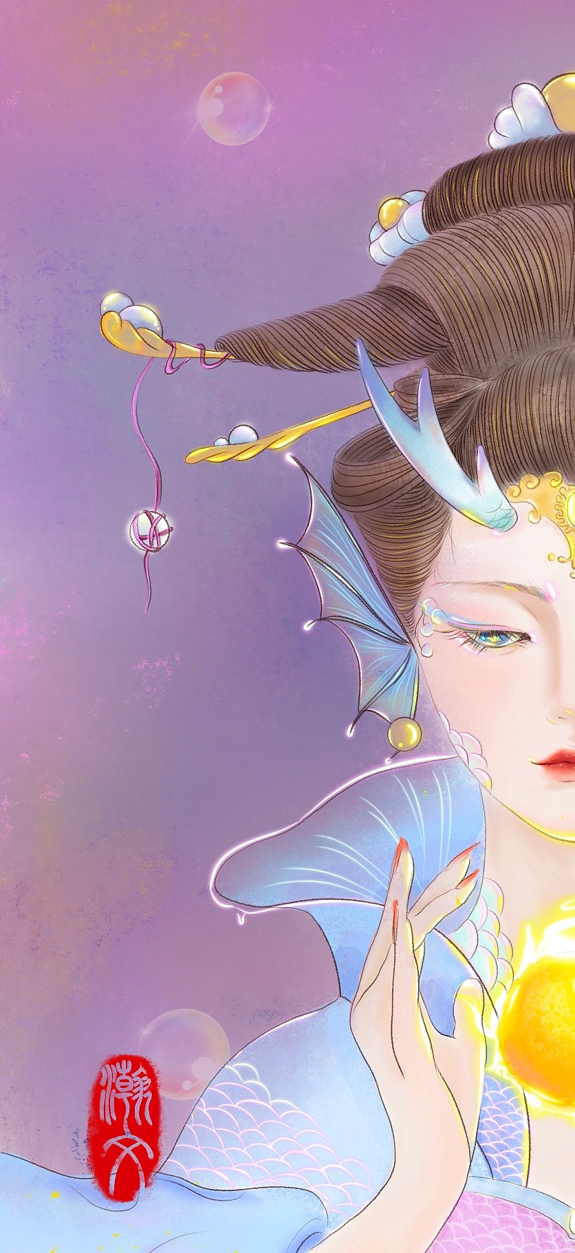 来个龙女吧（图ZMzAyNDQyMTYw） - 商业插画 - 站酷设计师Z015448663原创素材 - 站酷ZCOOL