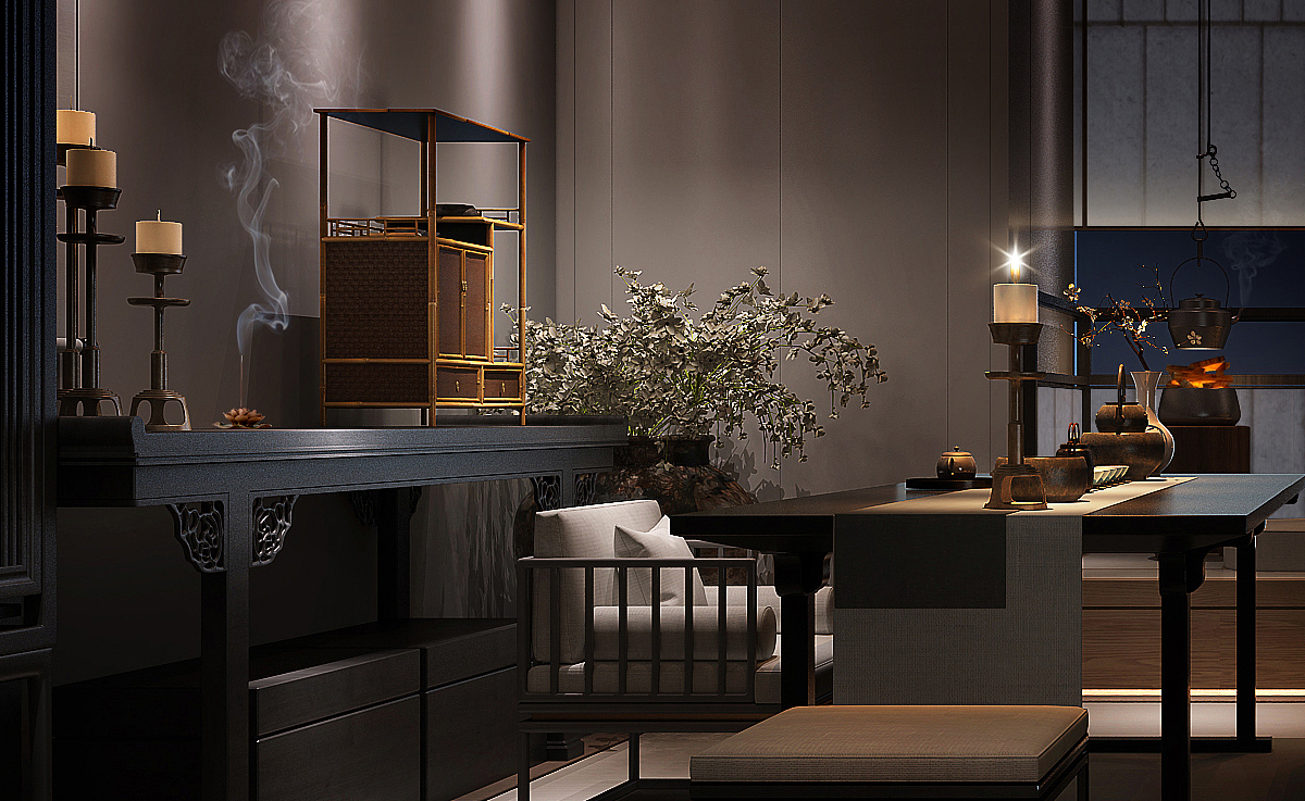 北京绿地中心总裁茶室（图ZMjQ1NzA1MjQ0） - 家装设计 - 站酷设计师Z71897888原创素材 - 站酷ZCOOL