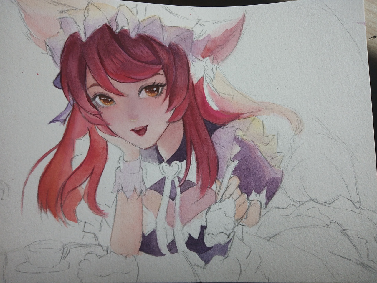 王者荣耀妲己手绘