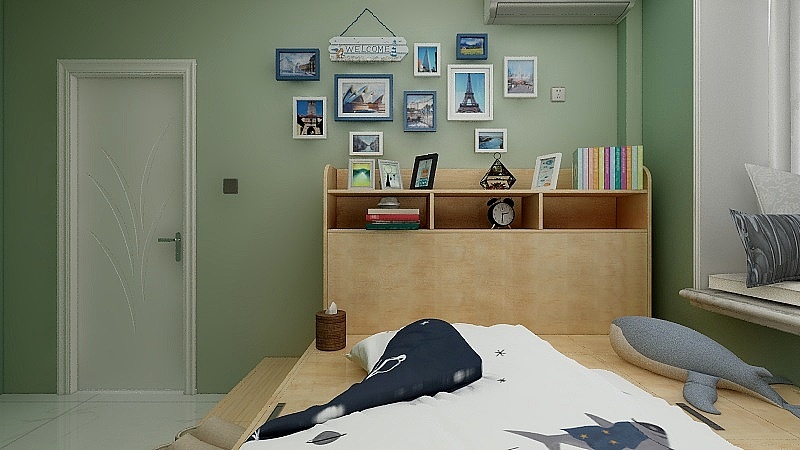 儿童房榻榻米（图ZMTcwMjE3NzA4） - 家装设计 - 站酷设计师小美和图图原创素材 - 站酷ZCOOL