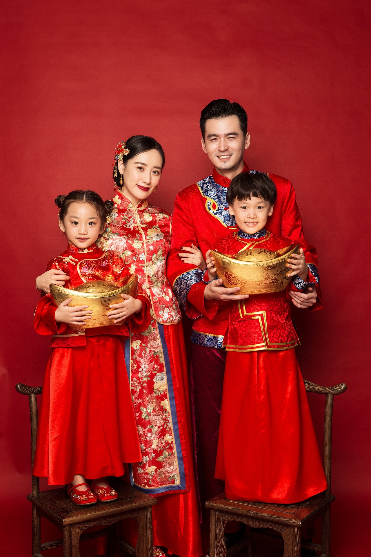 蓝鲸儿童摄影|南京新年全家福拍摄