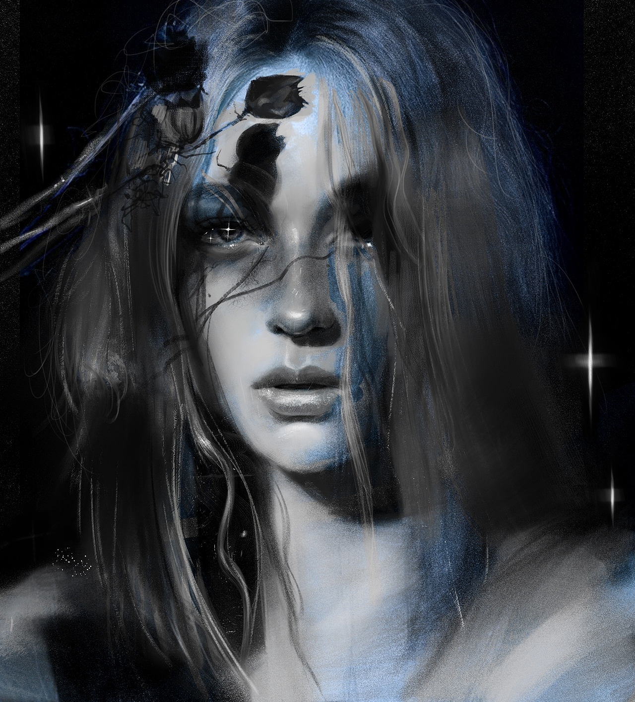 厚涂过程（图ZMjY2MjMyMjQ4） - 艺术插画 - 站酷设计师SUholly原创素材 - 站酷ZCOOL