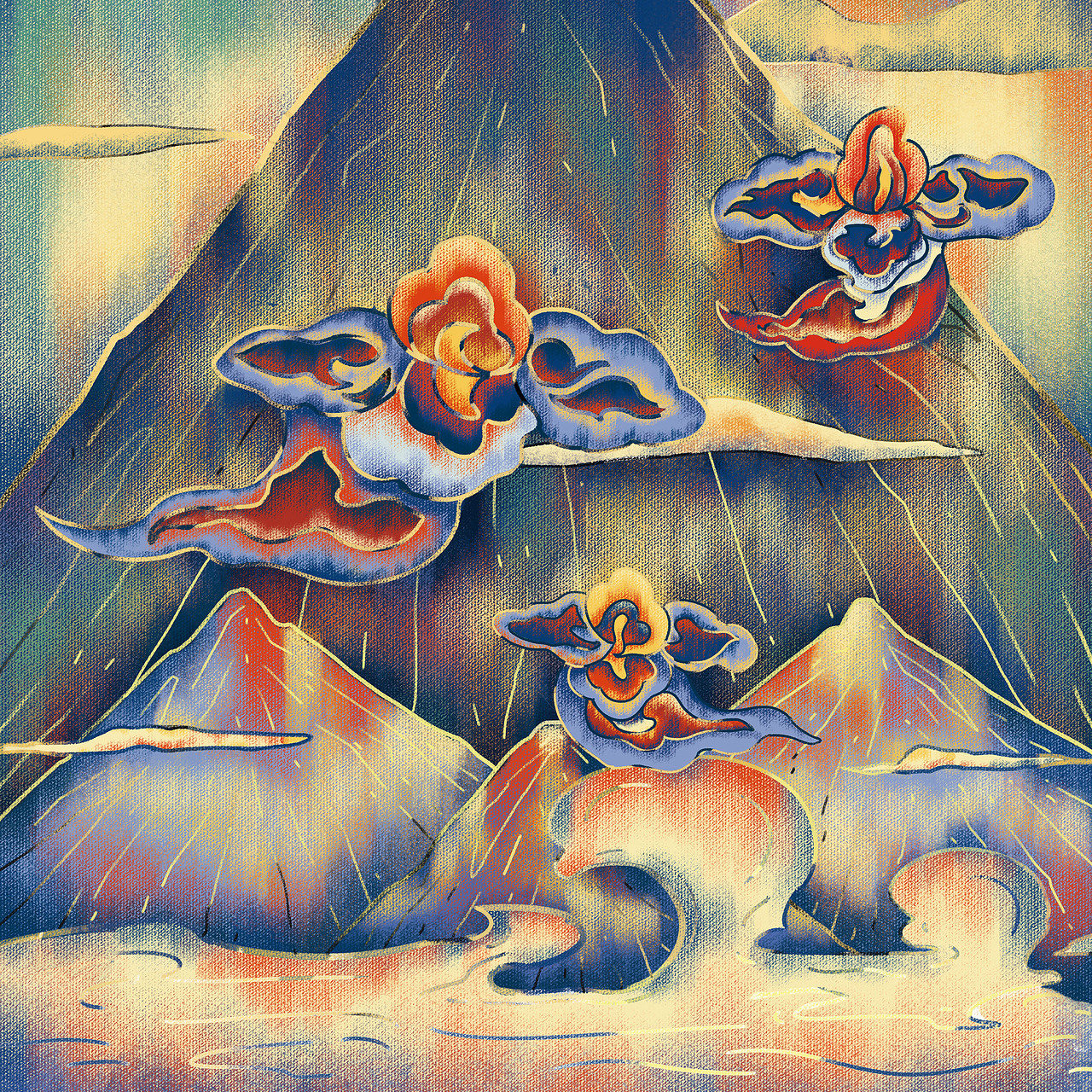 朴-瑶族神祀画主题设计