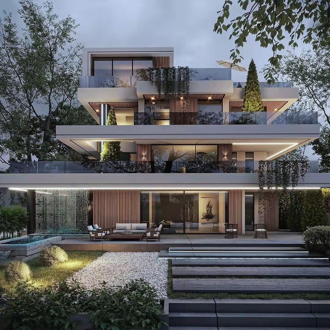 室外| 别墅|空间|建筑设计|苏颜吖_原创作品-站酷(zcool)