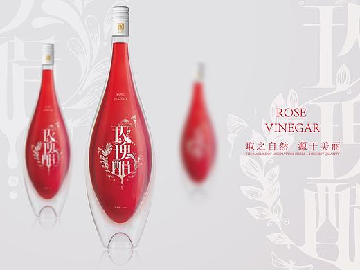 logo设计&包装设计｜玫瑰醋（个人主页-ZMzQ0NTQzODg=） - 品牌 - 站酷设计师LittleRice原创素材 - 站酷ZCOOL