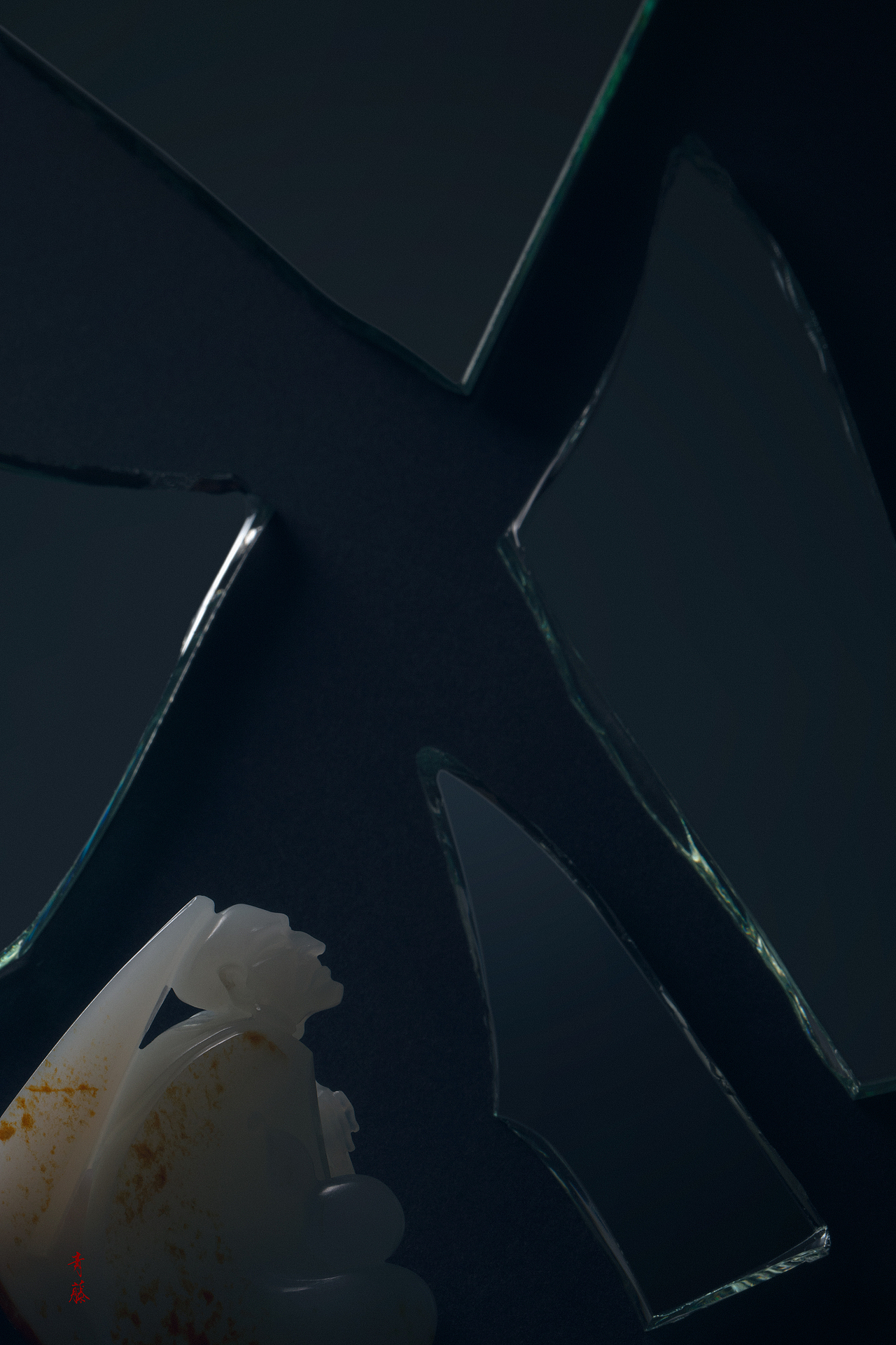 《玉面朝天》-玉雕艺术品视觉