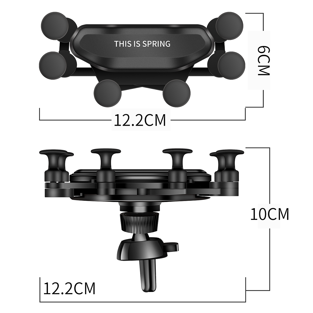 六点联动车载支架-亚马逊