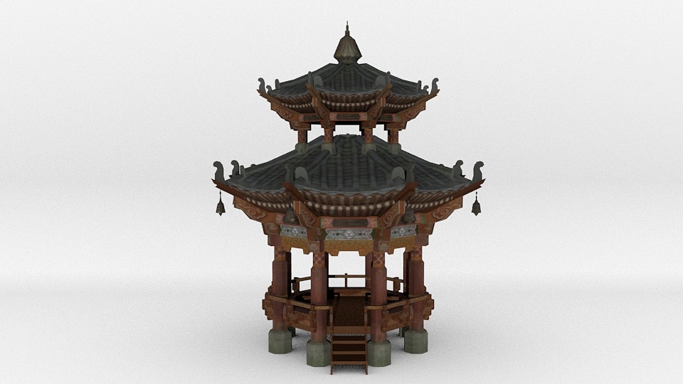 八角亭建模练习