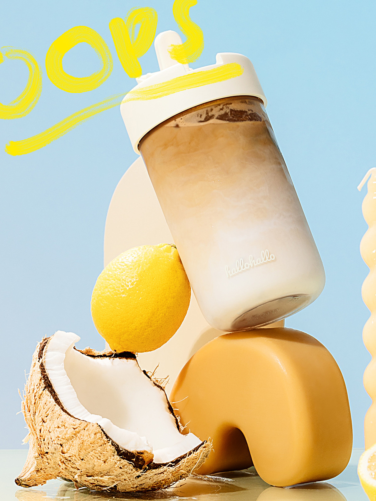 给夏天解解渴!杯子拍摄