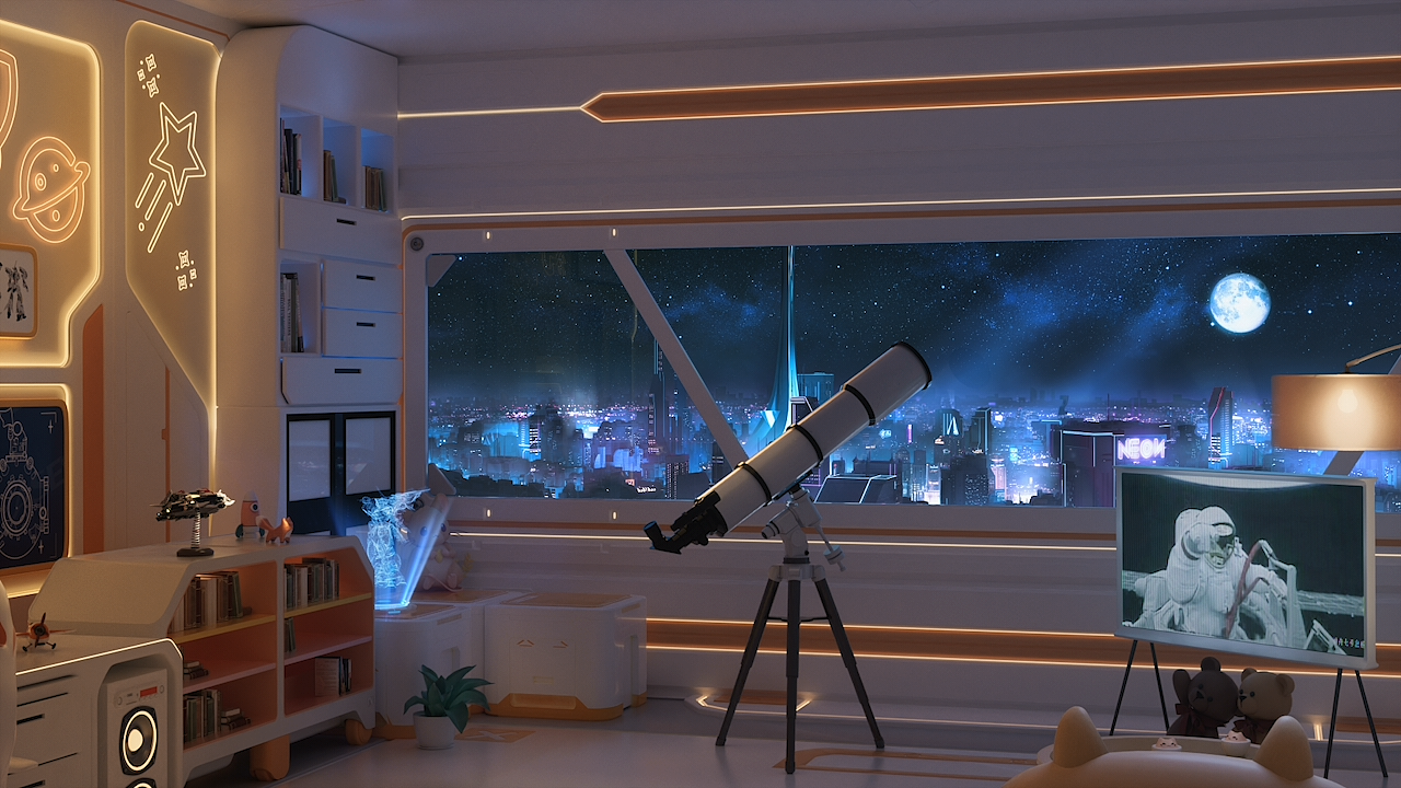 【静态展示05】
房间一角 或许是星辰大海的开始~