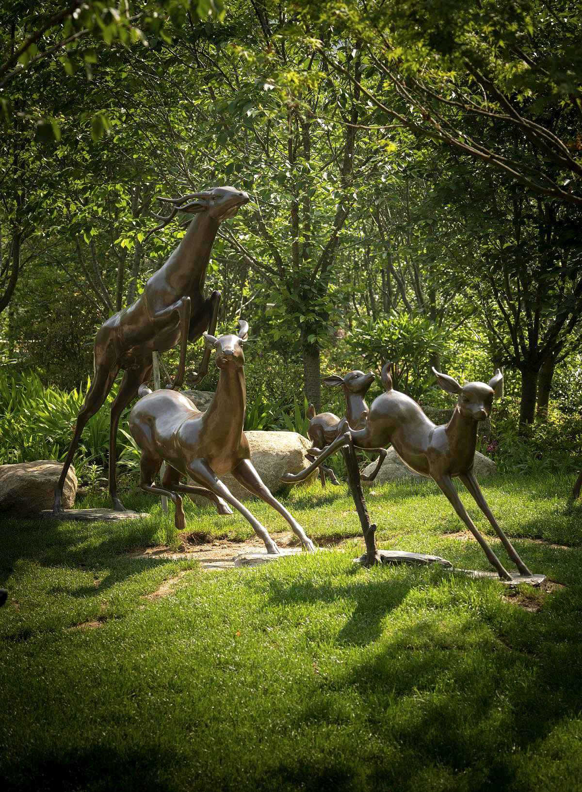 鹿鸣谷（图ZMTUyMTg0NTE2） - 雕塑 - 站酷设计师艺豆壳雨原创素材 - 站酷ZCOOL