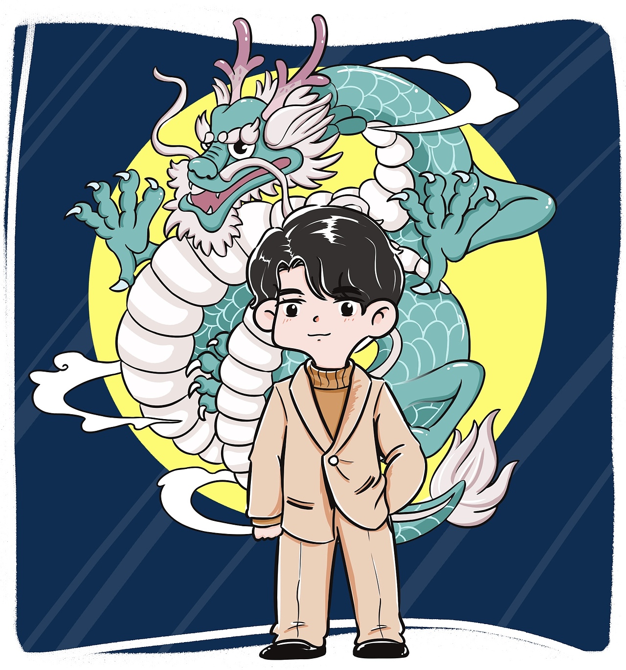 最近的一些图（我的爱豆朱一龙）（图ZMTkxNzUxOTEy） - 儿童插画 - 站酷设计师一棵小葱原创素材 - 站酷ZCOOL