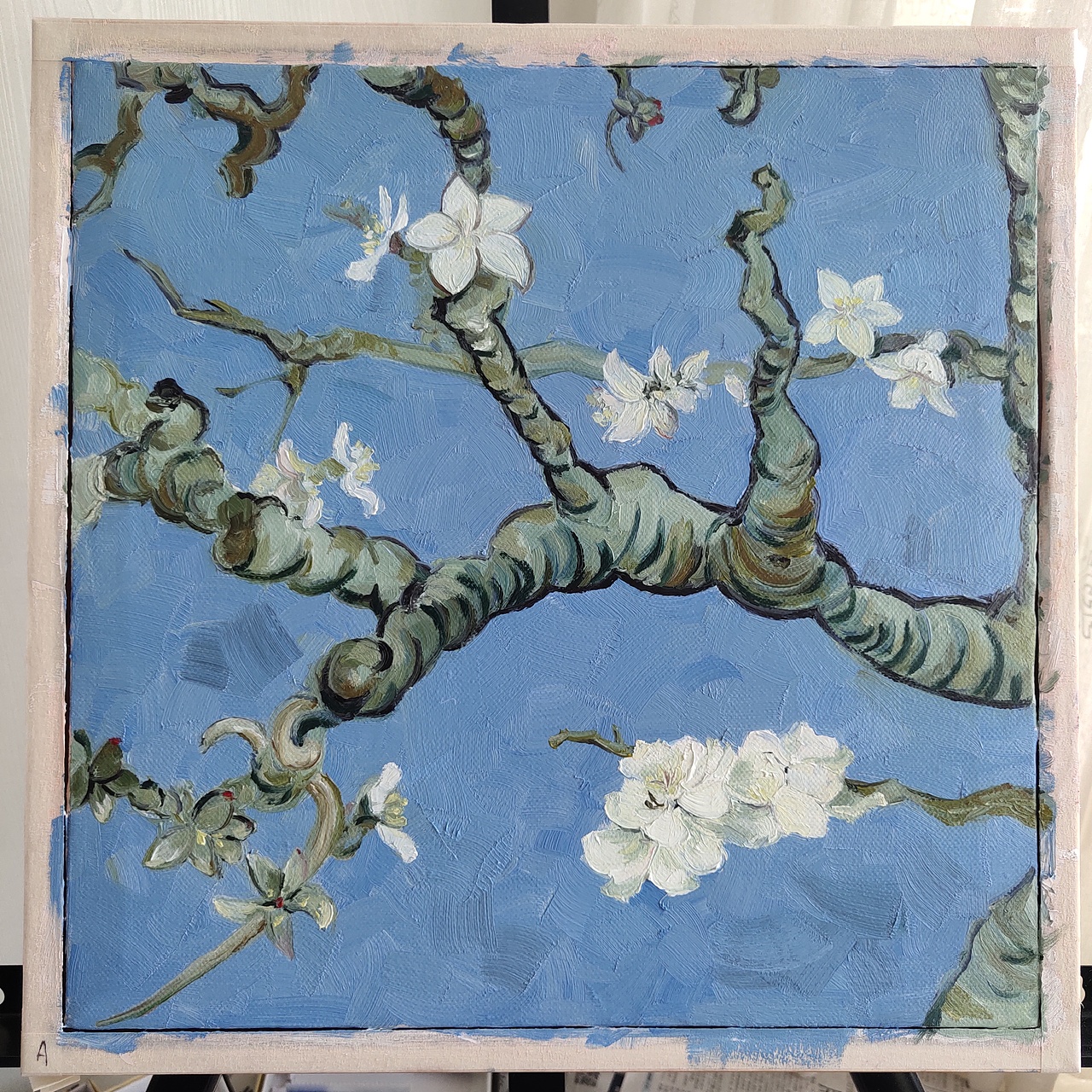 临摹梵高油画（图ZMjI5OTQ4Mzk2） - 绘画 - 站酷设计师画洛阳原创素材 - 站酷ZCOOL