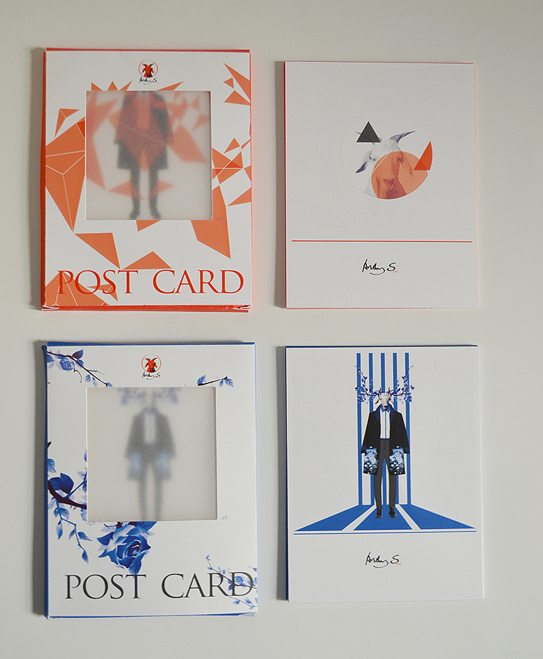 明信片的包装及明信片/