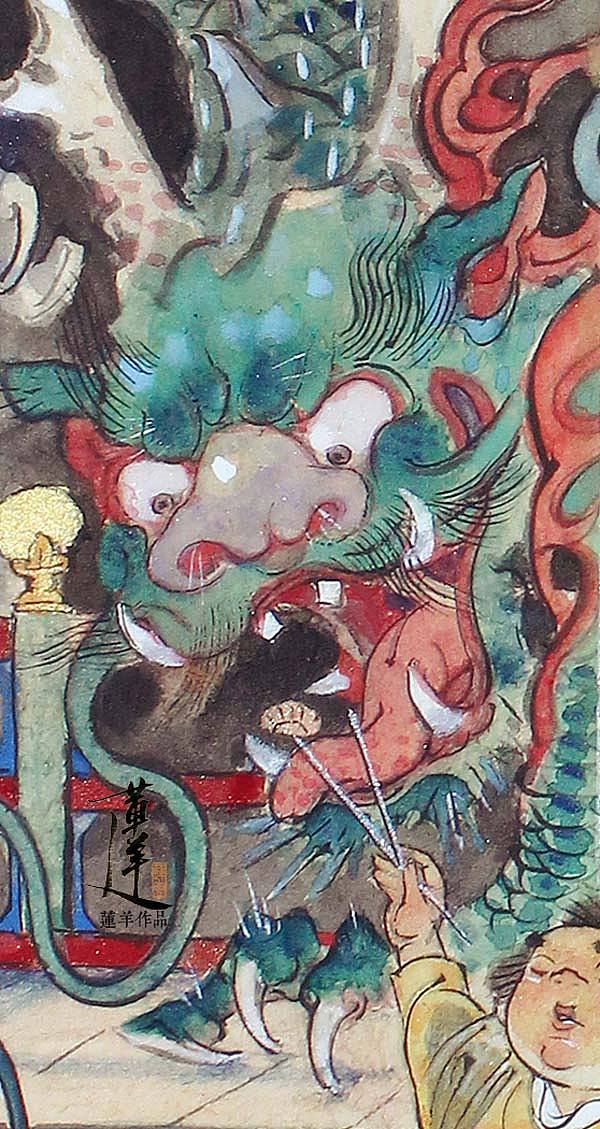 古风十二星座【射手】+二十四节气【冬至】（图ZMjI5NDU4MjA=） - 绘画 - 站酷设计师莲羊原创素材 - 站酷ZCOOL